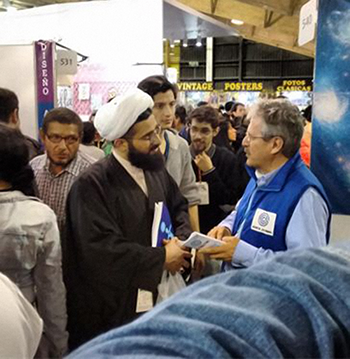 Urantia Book booth - 2016 Bogotá International Book Fair